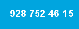 928 752 46 15 928 752 46 15